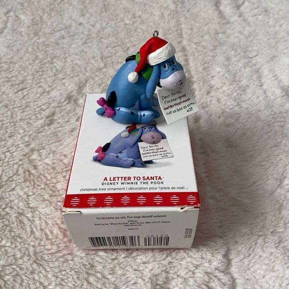 Hallmark Keepsake 2017 Ornament, “A Letter To Santa” Disney Winnie The Pooh - Picture 1 of 3